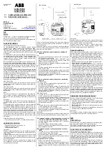 ABB 3299-15508 Quick Start Manual предпросмотр