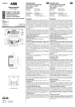 ABB 3299A-A02100 x Installation And Usage Manual preview