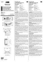 ABB 3299A-A32100 Instructions For Installation And Use preview