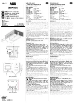 ABB 3299A-A32180 Instructions For Installation And Use preview