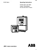 ABB 4600 Series Operating Instructions Manual preview