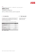 Preview for 1 page of ABB 4690 Series Upgrade Procedure