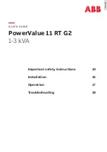 Preview for 11 page of ABB 4NWP106819R0001 Quick Manual