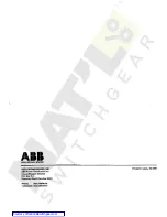 Preview for 15 page of ABB 5VHK 250 Installation & Maintenance Instructions Manual