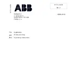 Preview for 1 page of ABB 6128/10 Series Operating Instructions Manual