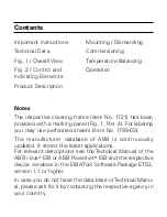 Предварительный просмотр 2 страницы ABB 6134-24-102-500 Operating Instructions Manual