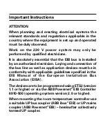 Предварительный просмотр 3 страницы ABB 6134-24-102-500 Operating Instructions Manual