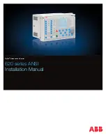 Preview for 1 page of ABB 620 Series ANSI Installation Manual