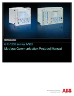 ABB 620 Series ANSI Manual preview