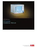 ABB 630 series Installation Manual preview