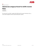 Preview for 1 page of ABB 6310408P Product Manual