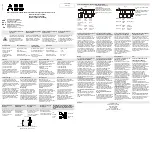 Preview for 2 page of ABB 6805U-508 Operating Instructions