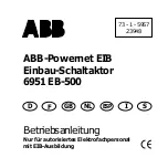 ABB 6951 EB-500 Manual preview