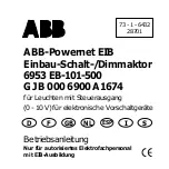ABB 6953 EB-101-500 Manual preview