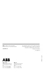 Предварительный просмотр 40 страницы ABB 8002 Operating Instructions Manual