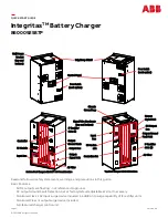 Preview for 1 page of ABB 8600092587P Quick Start Manual