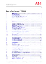 ABB A100-L Series Operation Manual preview