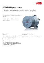 Preview for 1 page of ABB A100-L Series Original Assembly Instructions