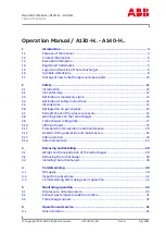 Preview for 3 page of ABB A135-H66 Operation Manual