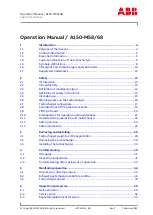 Preview for 3 page of ABB A150-M58 Operation Manual