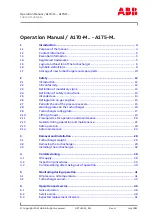 Preview for 3 page of ABB A170-M62 Operation Manual