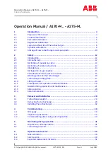 Preview for 3 page of ABB A170-M66 Operation Manual