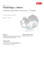 Preview for 1 page of ABB A200-H Original Assembly Instructions