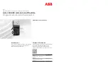 Предварительный просмотр 1 страницы ABB AAM631 Operating Instruction