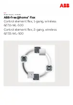 Предварительный просмотр 1 страницы ABB ABB-free@home flex Product Manual