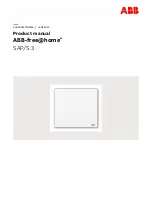 Preview for 1 page of ABB ABB-free@home SAP/S.3 Product Manual