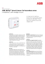 ABB Ability Smart Sensor Installation Manuallines preview