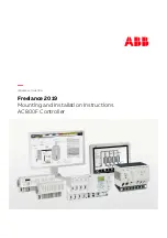 ABB AC 800F Mounting And Installation Instructions Manual preview