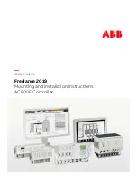 Предварительный просмотр 1 страницы ABB AC 800F Mounting And Installation Instructions Manual