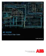 Предварительный просмотр 1 страницы ABB AC 800M Library Object Style Manual