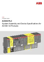 Preview for 1 page of ABB AC500 PLC Hardware Manual