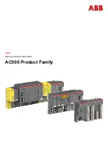 Предварительный просмотр 1 страницы ABB AC500 Series Installation Instructions Manual