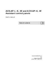 Предварительный просмотр 3 страницы ABB ACH-AP-H User Manual