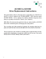 Предварительный просмотр 2 страницы ABB ACH400 Series Retrofit Manual