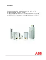 ABB ACH550 series Installation, Operation And Maintenance Manual preview