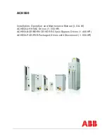 ABB ACH550 series Installation, Operation And Maintenance Manual предпросмотр