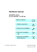 Предварительный просмотр 3 страницы ABB ACH580-01 Series Hardware Manual