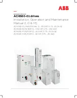 ABB ACH580-01 Series Installation, Operation And Maintenance Manual preview