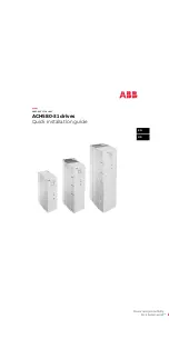 ABB ACH580-31 Quick Installation Manual предпросмотр