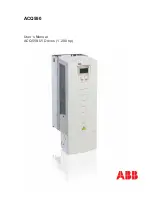 ABB ACQ550-x1-06A6-2 User Manual preview