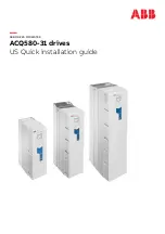 ABB ACQ580-31 Series Quick Installation Manual предпросмотр