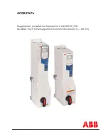 ABB ACQ580-P Series Supplement Installation Manual preview