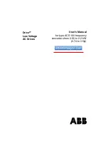 ABB ACS 160 User Manual preview