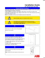 ABB ACS 400 Installation Manual предпросмотр