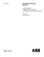 ABB ACS 502 Series Installation & Start-Up Manual preview