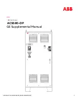 ABB ACS 580-OP Suplimentary Manual preview